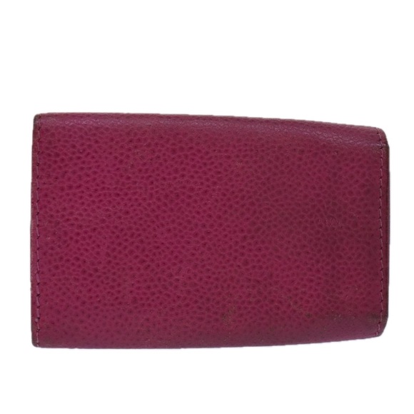 CHANEL Key Case Caviar Skin Pink Gold CC Auth ac3181 - Picture 2 of 16